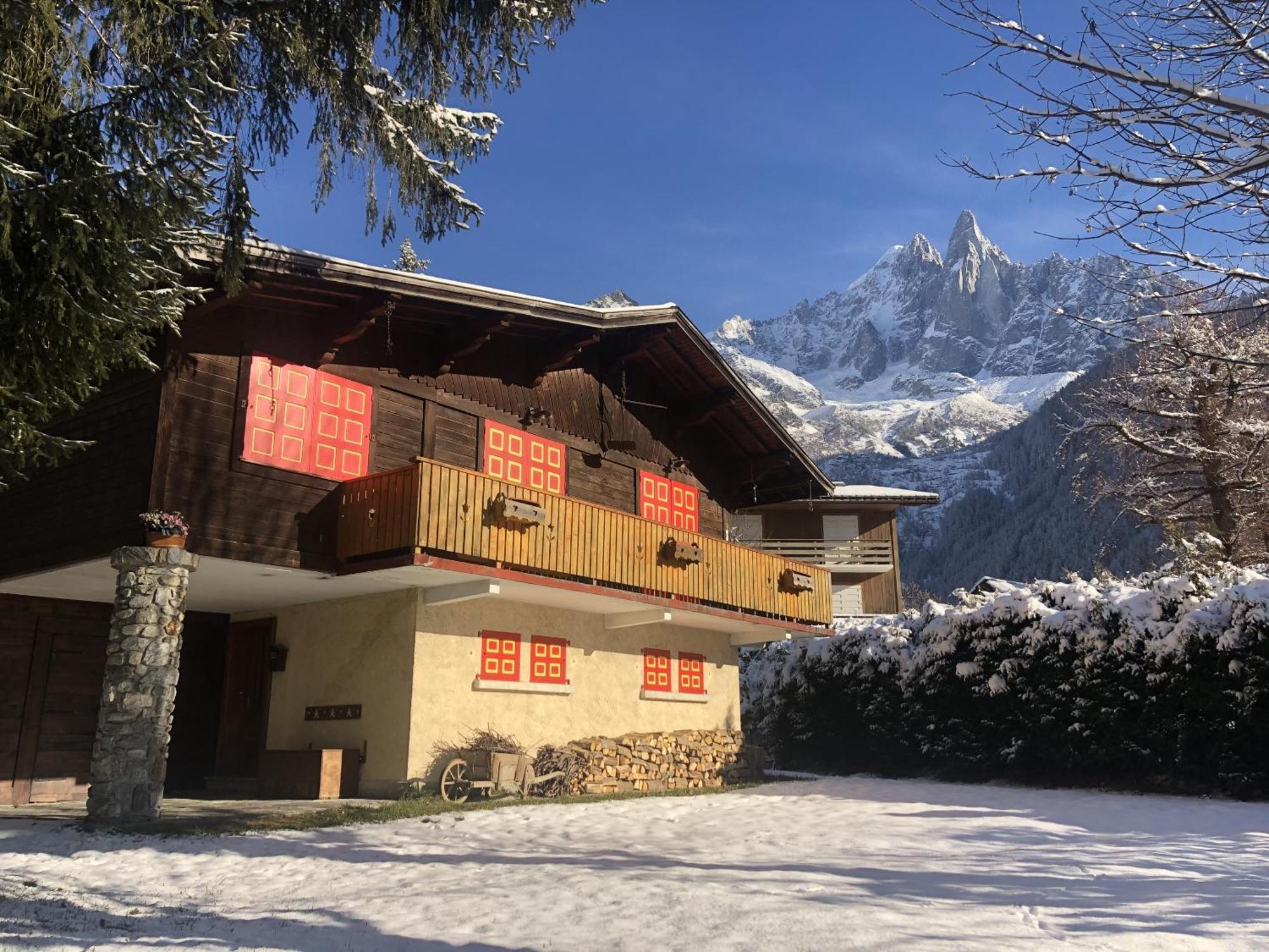 Chalet Baraka Vue Montblanc Chamonix Rom bilde